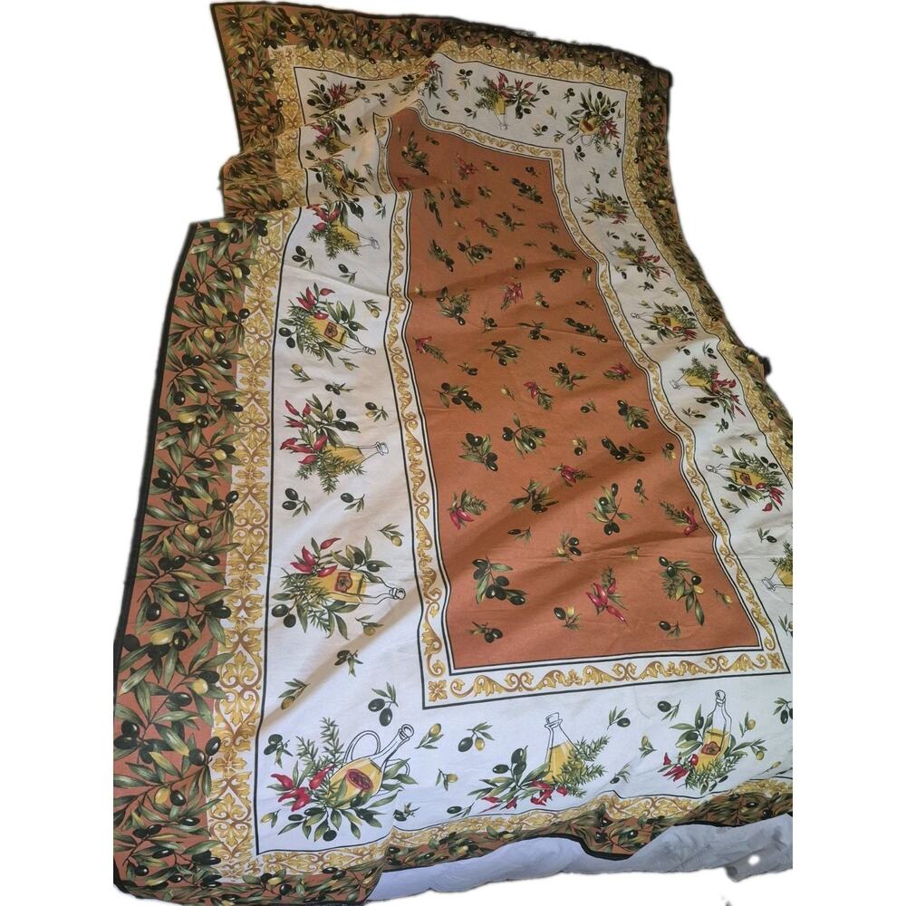 💥 Vintage Italian Tovaglia Rectangular Tablecloth 140 X 240 cm Never Used C